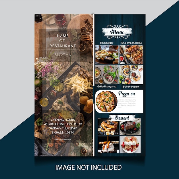 Food flyer design