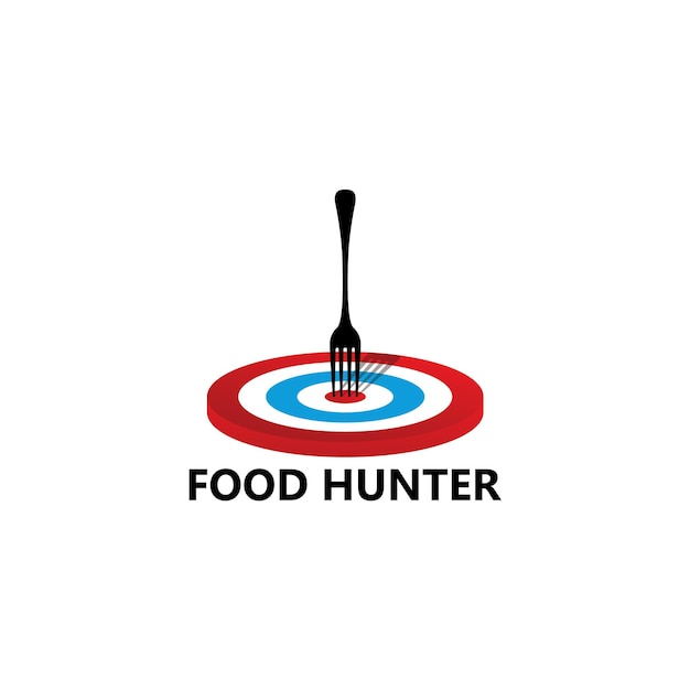 Дизайн шаблона логотипа Food Hunter