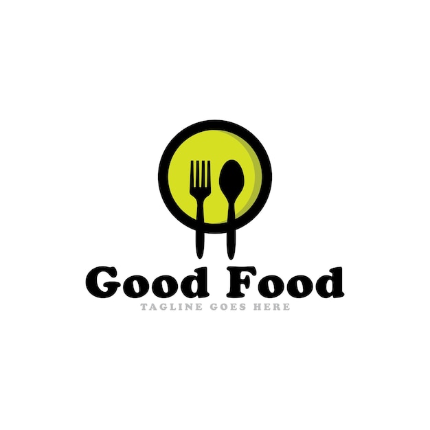 Food Logo creative template.