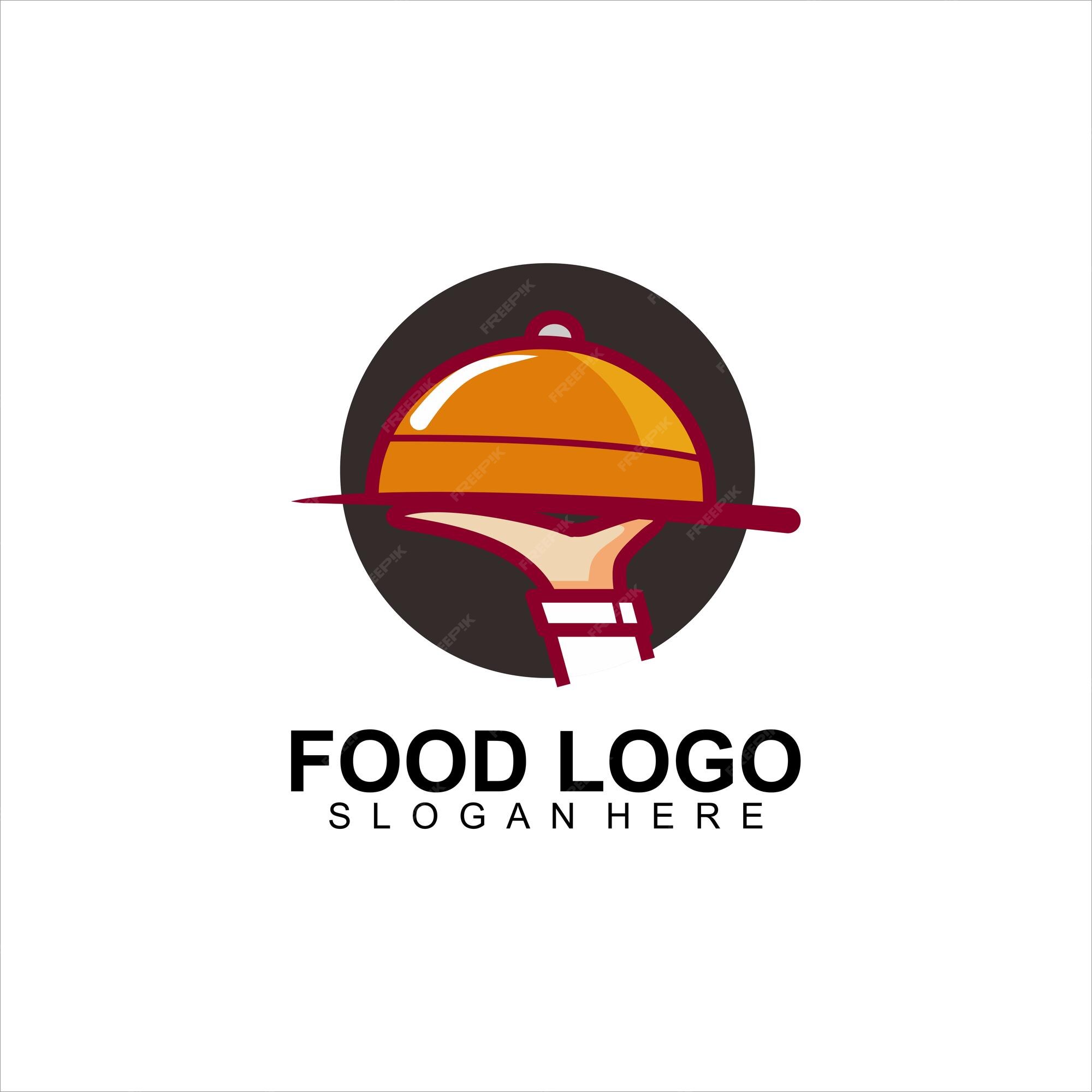 Premium Vector | Food logo design illustration