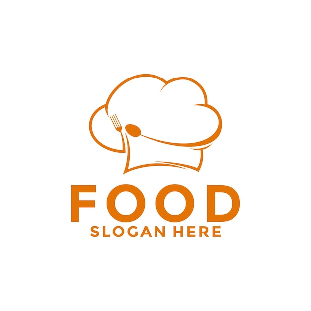 Food Logo Design Kitchen restaurant cafe and cooking logo vector template