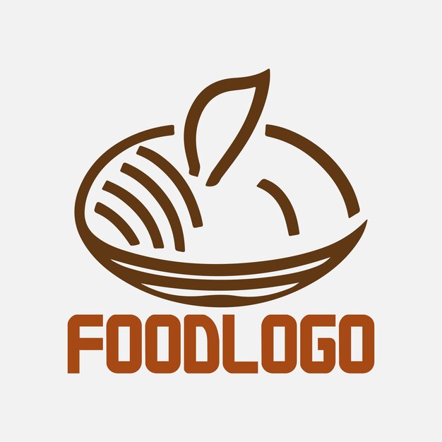 Vettore immagine vettoriale di design del logo alimentare