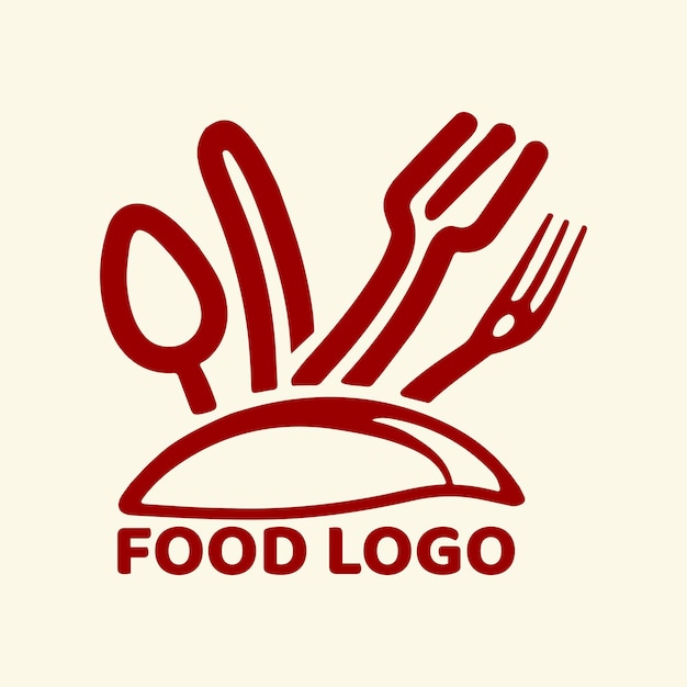 Immagine vettoriale di design del logo alimentare