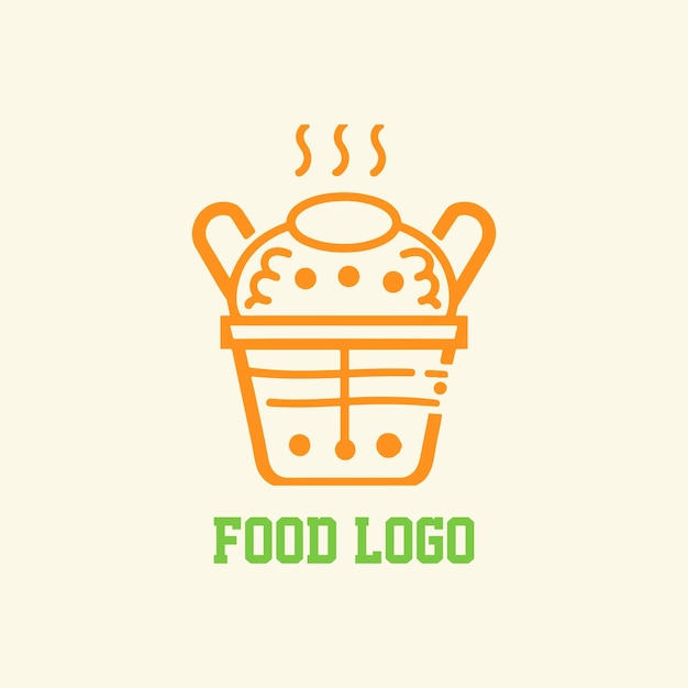 Immagine vettoriale di design del logo alimentare