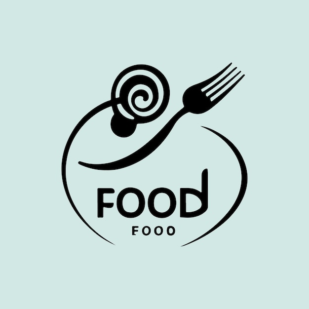 food logo design vector image