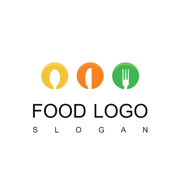 Food logo design vector