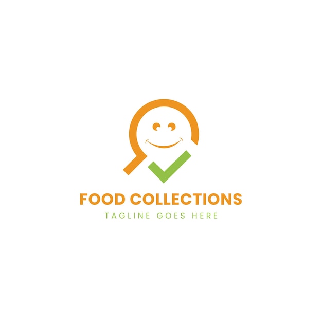 Vector food logo design