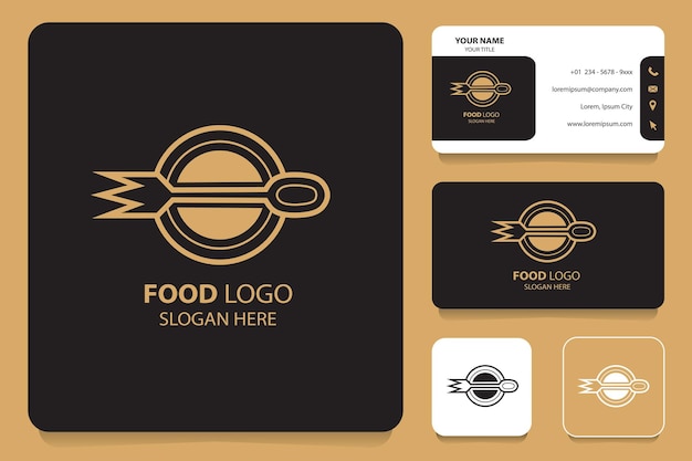음식 로고 아이디어 및 비즈니스 브랜딩 템플릿 디자인 영감