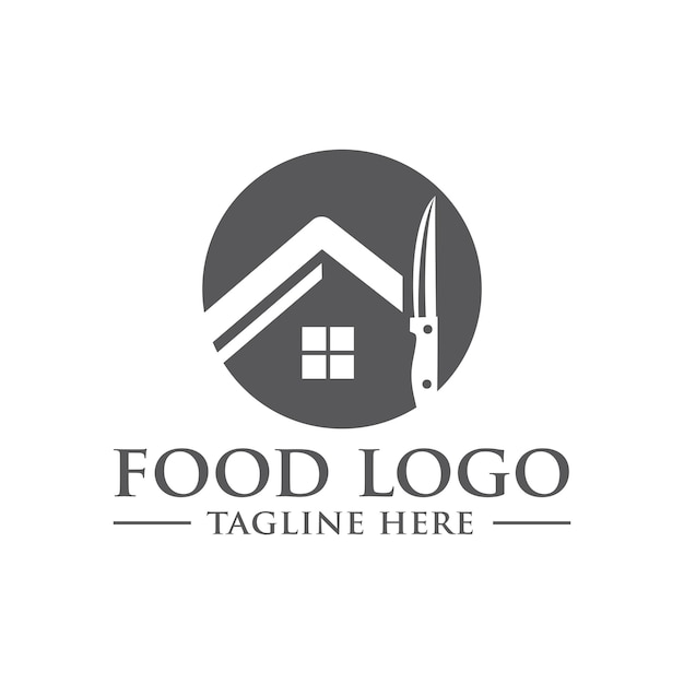 Food logo vector template
