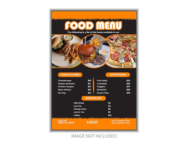 Food Menu Des