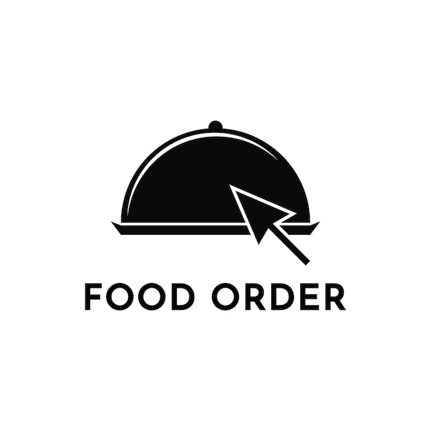 Food order logo design creative idea