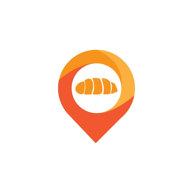 Дизайн логотипа Food Point концептуальный вектор Дизайн логотипа ресторана иллюстрация шаблона