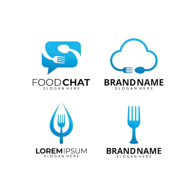 Food Restaurant logo design collection