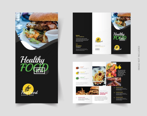 Food and Restaurant Trifold Brochure