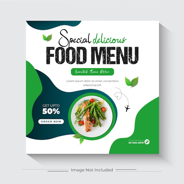 Food Social Media Banner Design