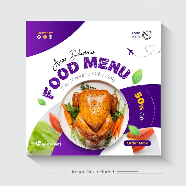 Food Social Media Banner Design