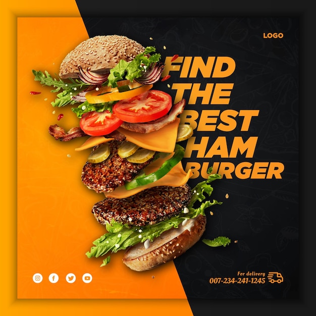 food social media design