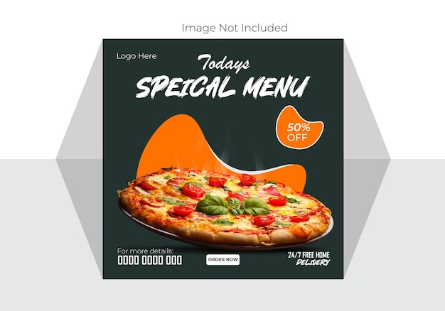 Food Social Media Post Design