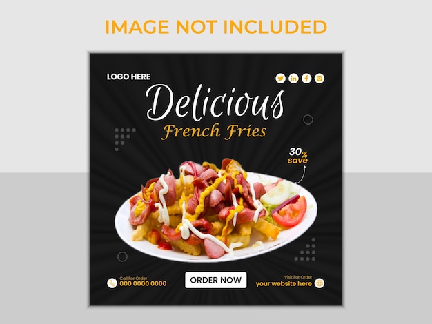 Food Social Media Post Design