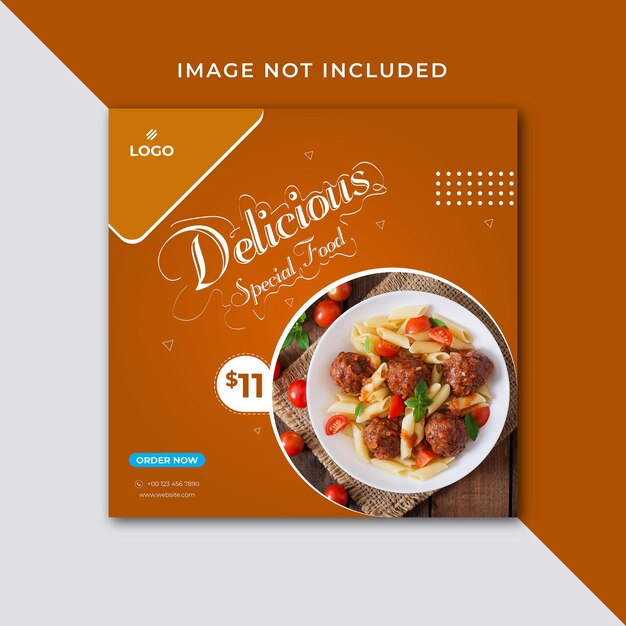 Food Social Media Post Design