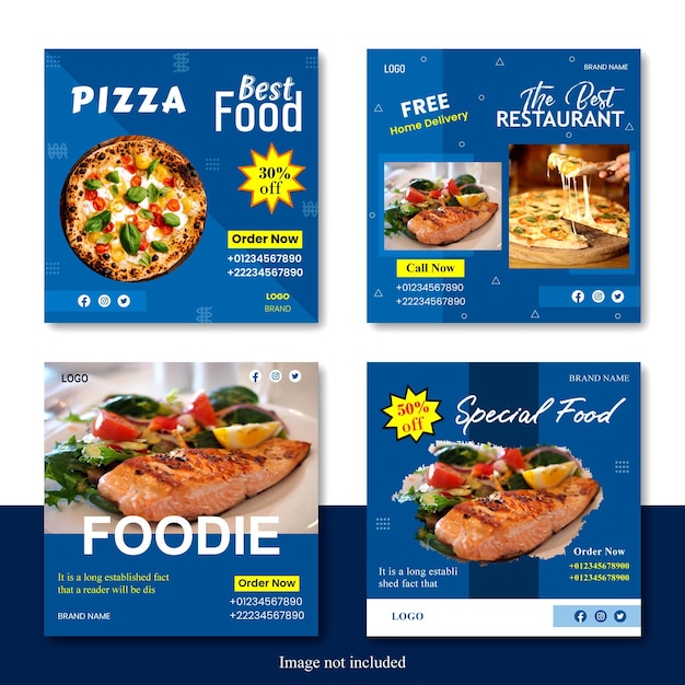 Food Social Media Post Template