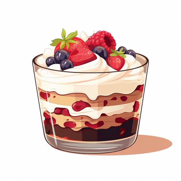 ベクトル 食品 甘いケーキ ペストリー デザート ベクトル クリーム ベーカリー セット ドーナツ イラスト チョコレート カフェ