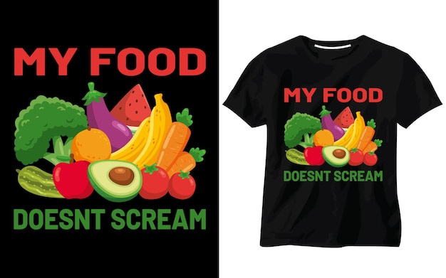 Food T shirt Design