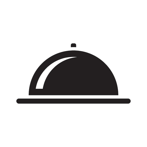 Food tray icon illustration