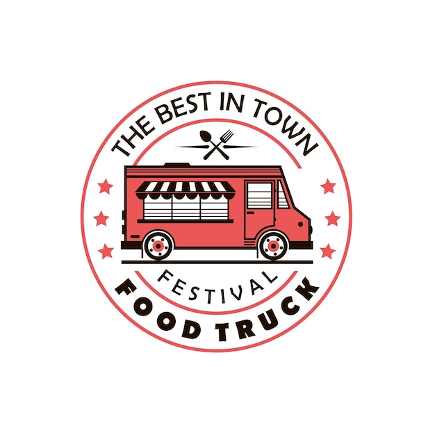 эмблема грузовика с едой