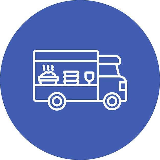 Food Truck icon vector image Can be used for Catering