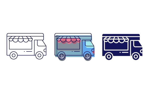 Food truck icon