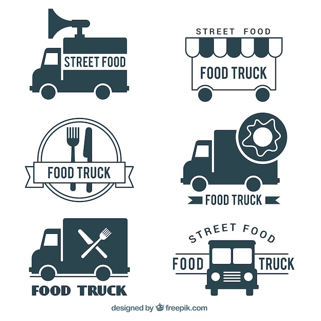 Food truck logo design