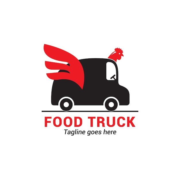 Food truck logo design