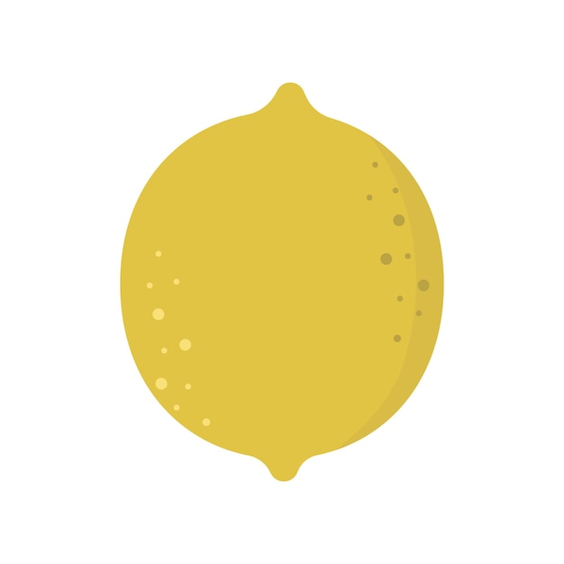 Food vector lemon isolated illustration