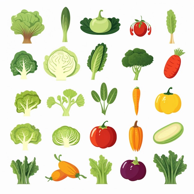 Vector food vegetarian healthy vector vegetable organic illustration green fresh vegan diet natu
