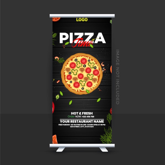 food x rollup bannerontwerp