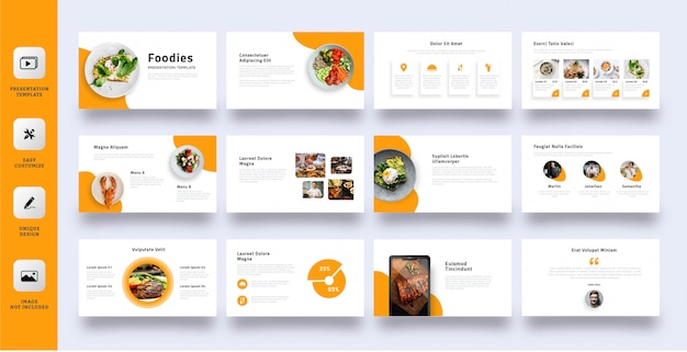 Foodies business presentation template