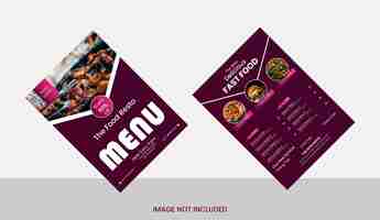 Vector foodmenudesignforrestaurant