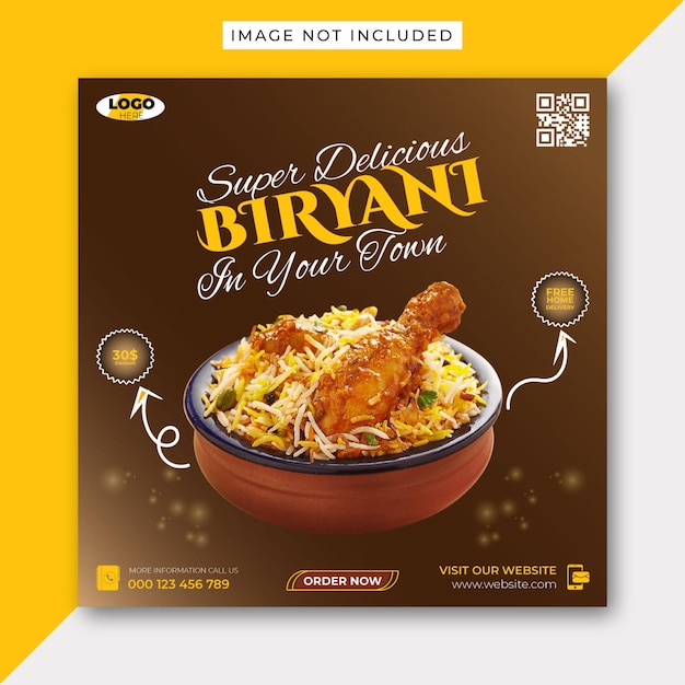 FoodSocialMediaBanner04 Biriyani is een website van het Amerikaanse bedrijf FoodSocialMedia.