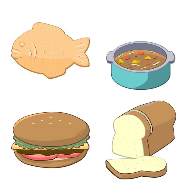 foood set illustration