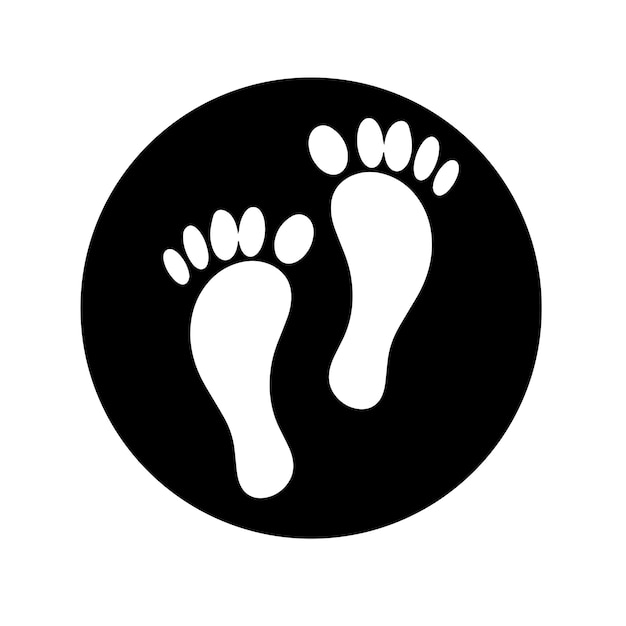 Foot and care icon logo template Foot and ankle healthcare