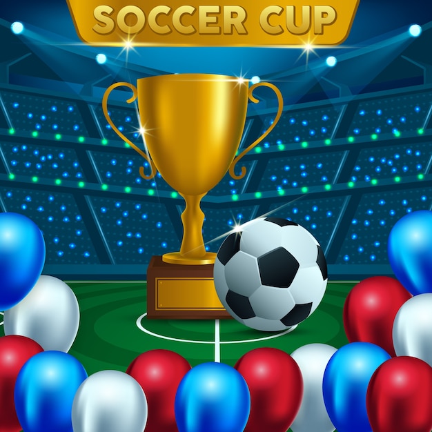 football 2018 world championship cup background soccer