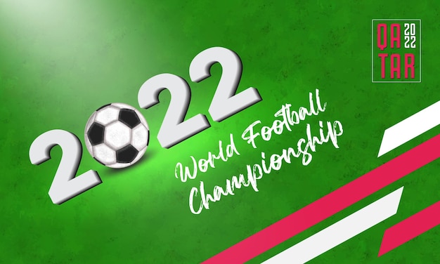 Vettore fondo del torneo della coppa del campionato di calcio 2022