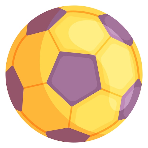 Football ball cartoon icon soccer game symbol