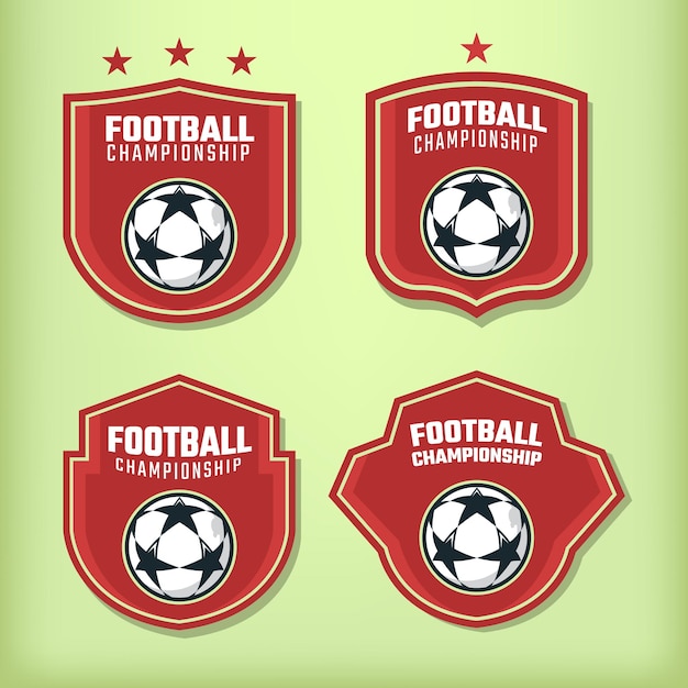 Логотип чемпионата по футболу установил эмблему на светло-зеленом фоне