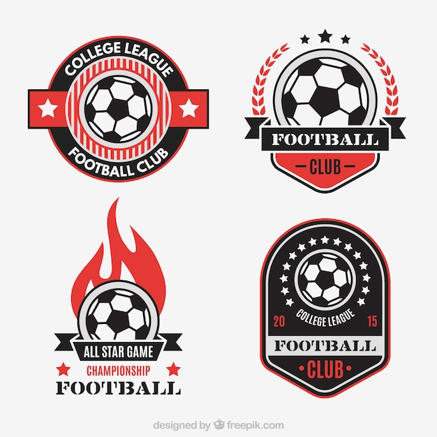 Vector football club badges