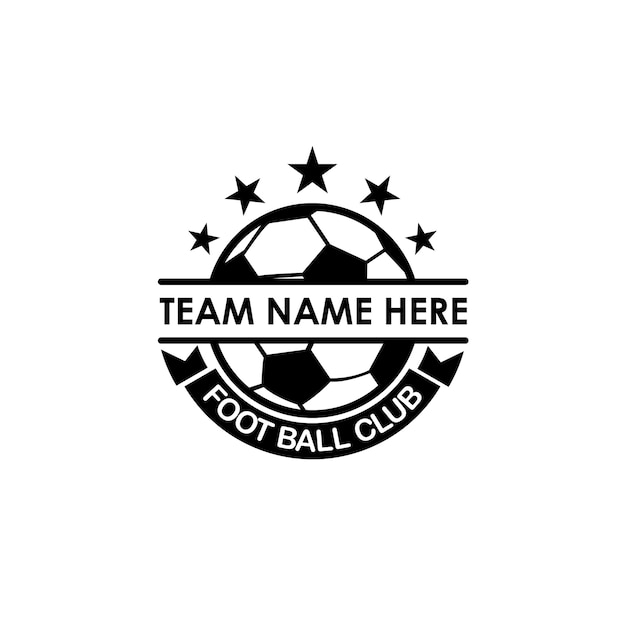 Football club logo template