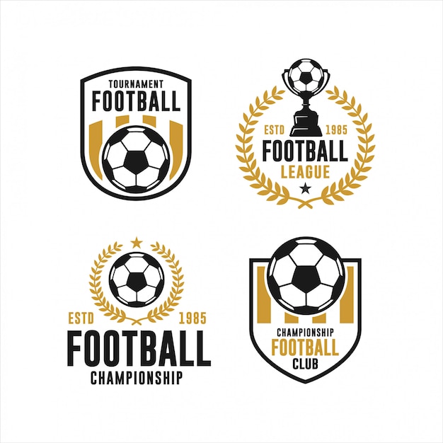 Collezione di logo del torneo di football club