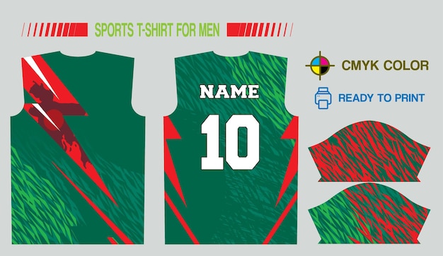 FOOTBALL CRICKET NEW JERSEY DESIGN FOR CMYK PRINT FILE