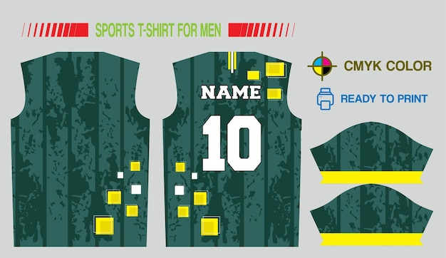 FOOTBALL CRICKET NEW JERSEY DESIGN FOR CMYK PRINT FILE